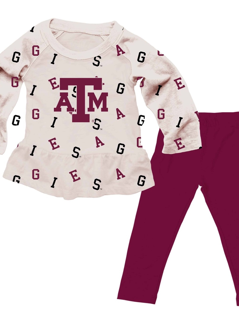 Texas A&M Aggies Infant Allover Team Set